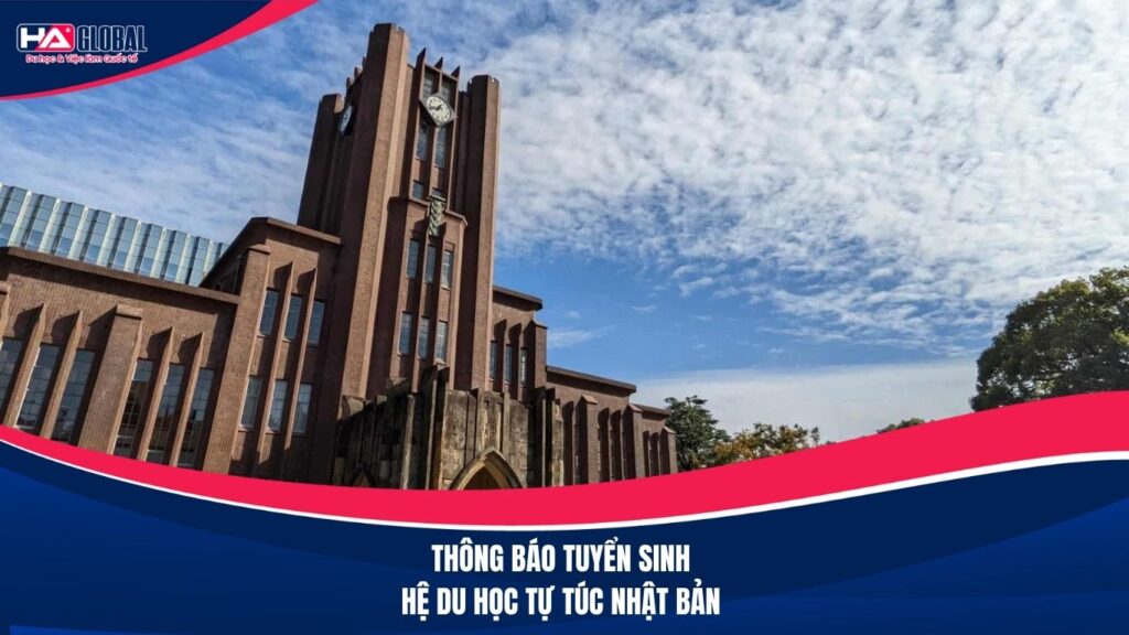 Thông báo tuyển sinh du học Nhật Bản hệ tự túc