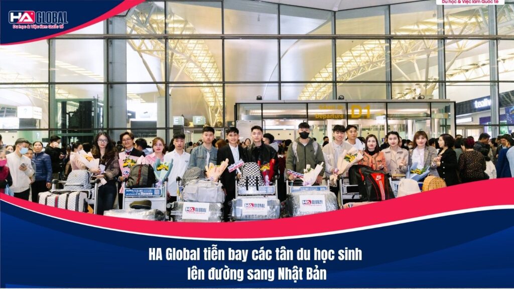 HA Global tiễn bay các tân du học sinh lên đường sang Nhật Bản