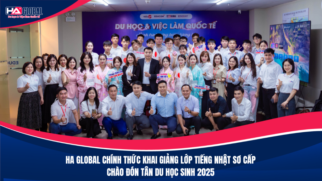 HA Global chính thức khai giảng lớp tiếng Nhật sơ cấp – Chào đón tân du học sinh 2025
